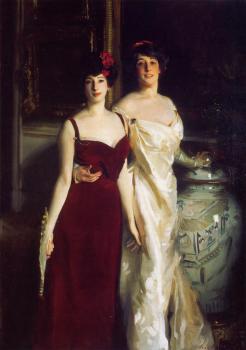 約翰 辛格 薩金特 Ena and Betty, Daughters of Asher and Mrs. Wertheimer